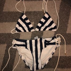Juicy Couture Striped String Bikini